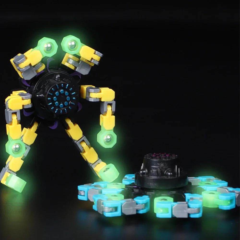 Deformované Fidget Spinner Řetězové Hračky Pro Děti Antistresový Ruční Spinner Ventilační Hračky Dospělý Stres Uvolňující Fidget Senzorický Gyroskop Dárek