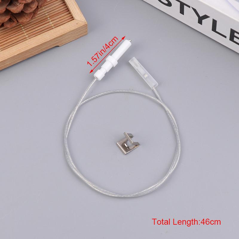 

1 шт. Газовая варочная панель Запасной электрод поджига Свеча зажигания с проводом Поджиг Керамический штифт Высота керамики 35 мм 40 мм для газовой плиты