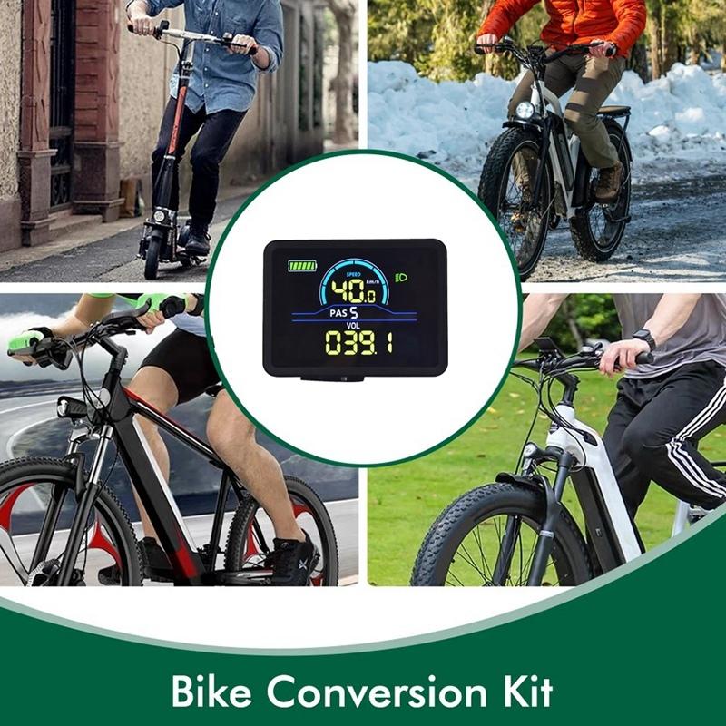 A16P-P5C Display LCD per Bicicletta Elettrica 24V-60V Ebike Display Intelligente IP67 UART Display LCD Colorato