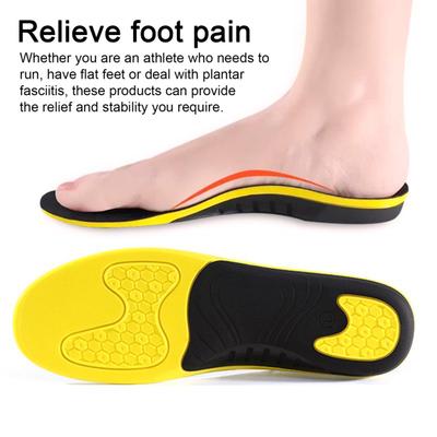 1 Pair Shock Absorbing Shoe Insoles Breathable Sneaker Inserts Arch Support Insoles Replacement Insoles for Women Men