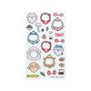 Stationery Chiikawa Goods 2711645B Sun-Star Dress-Up Stickers, Pink,