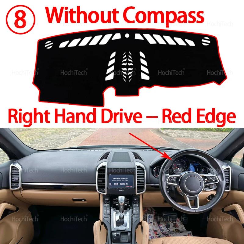 Car Dashboard Cover Avoid Light Pad Trument Platform Cover Mat Carpet for Porsche Cayenne 958 GTS 2010 2011 2012 2013-2016