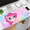 Pinkie Pie Xl Gaming Mouse Pad Nonslip Rubber Base Stitched Edge Waterproof Desk Mat For Pc Laptop Gamer Office Computer Accessories C929181