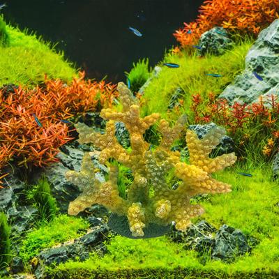 Künstliche Korallenfigur Skulptur Aquariendekoration Vielseitige Gartendekoration Mittelstück Aquarium