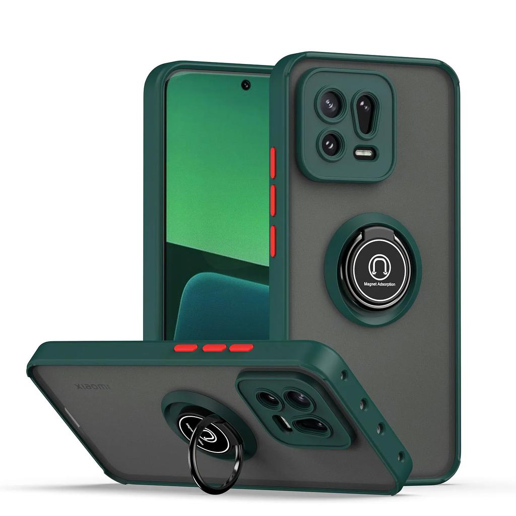 Magnetic Ring Holder Case For Xiaomi Mi 14T 13T 12T 11T 10T 15 Pro Funda For Mi 13 12 11 Lite Ultra Shockproof Armor Phone Cover