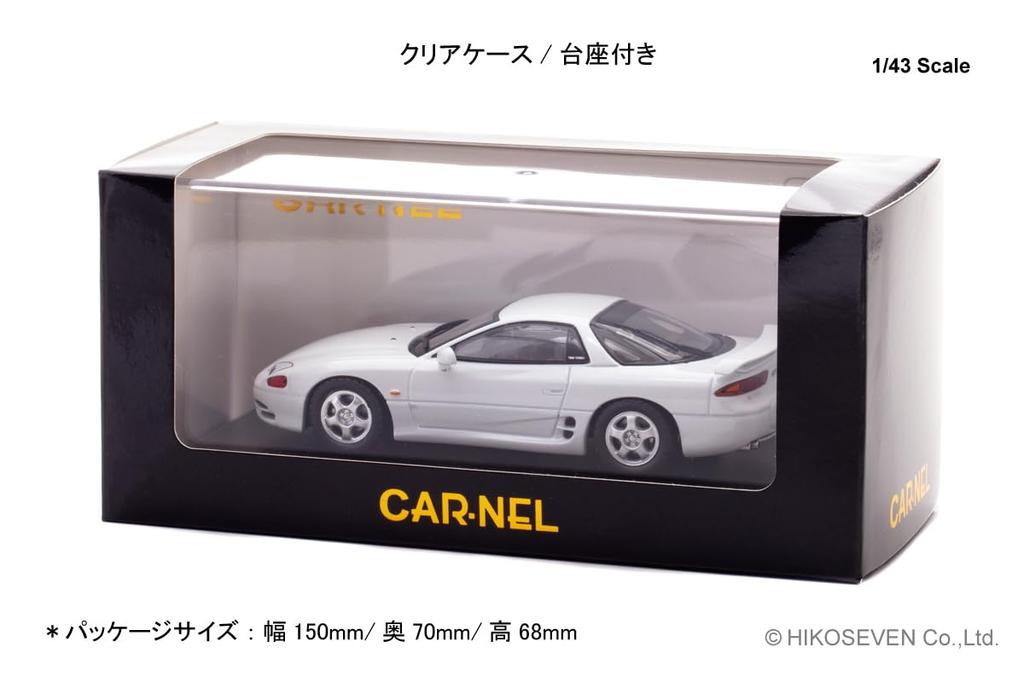 CARNEL 1/43 Scale Mitsubishi GTO Twin Turbo (Z16A) 1993 Galaxy White Finished Model CN439303