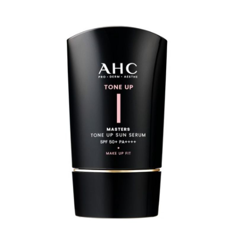 AHC Masters Tone Up Sun Serum SPF50+ PA++++ 50ml Brightening UV Protection Korean Sunscreen
