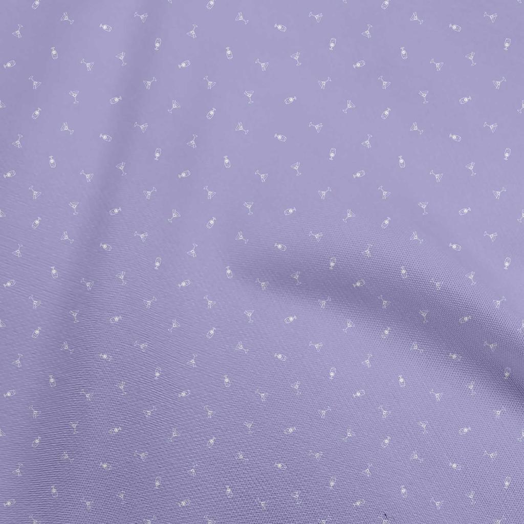 oneOone Cotton Flex Light Purple Fabric Minimal Mocktail Diy Clothing Quilting Fabric Print Fabric By Yard 40 Inch