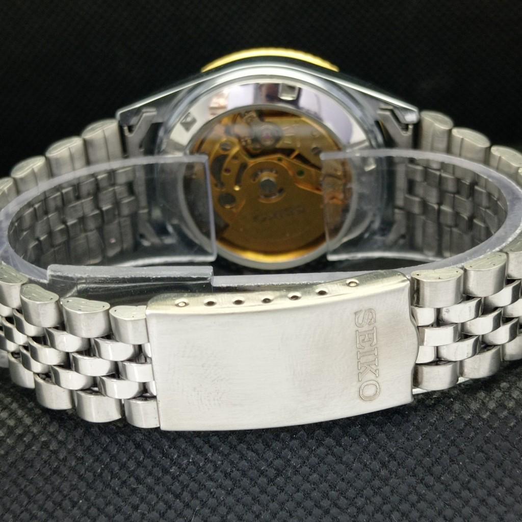 USED SEIKO 5 AUTOMATIC JAPAN MENS RARE GOLDEN MOVEMENT WATCH 575b-a305060-9 SKU575b-a305060