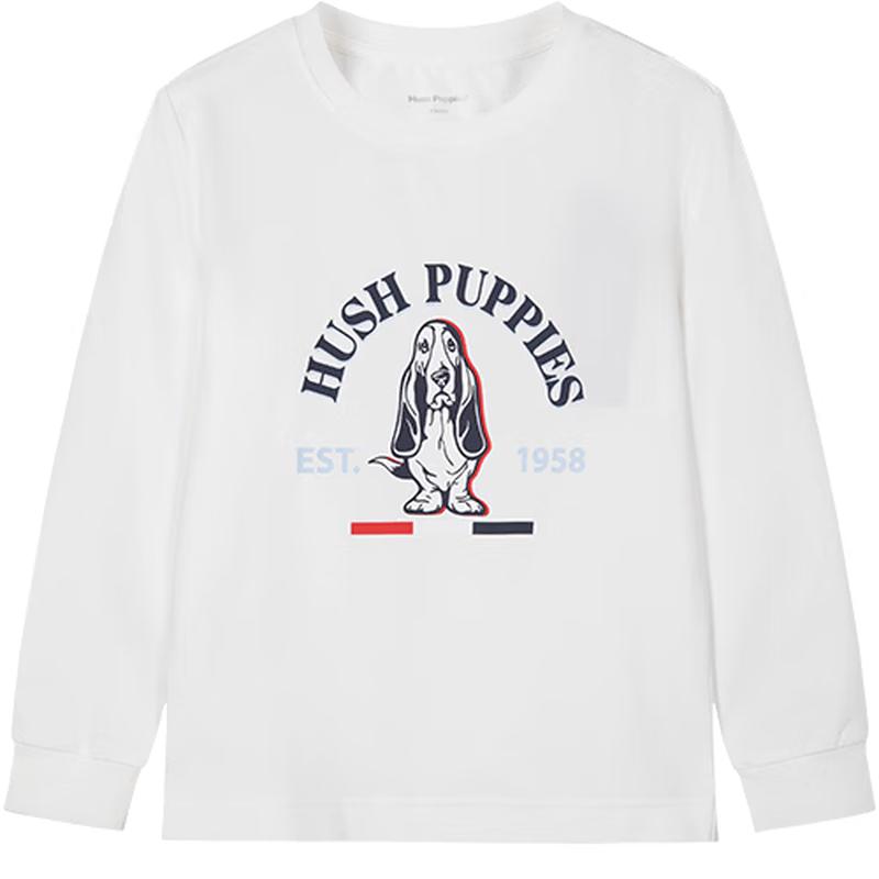 Hush Puppies Boys' Long Sleeve Round Neck T-shirt