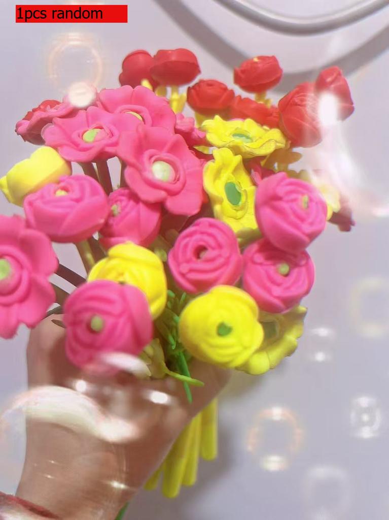 Gift Creative Camellia Kawai Gel Pen Cute Cartoon Learning Stationery Flower Personalized Office School Supplies Lovely