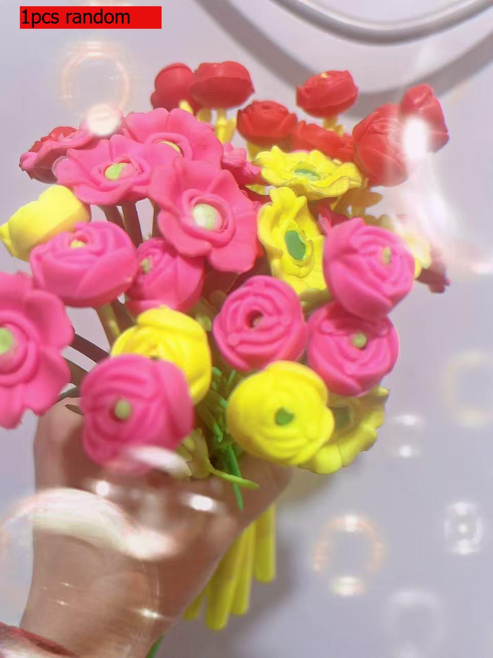 Gift Creative Camellia Kawai Gel Pen Cute Cartoon Learning Stationery Flower Personalized Office School Supplies Lovely