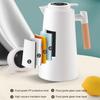 1000Ml Thermos Bottle Nordic Thermos For Hot Water Intelligent Water Heater Kettle Jug Bottle Vacuum Flask Wooden Handle
