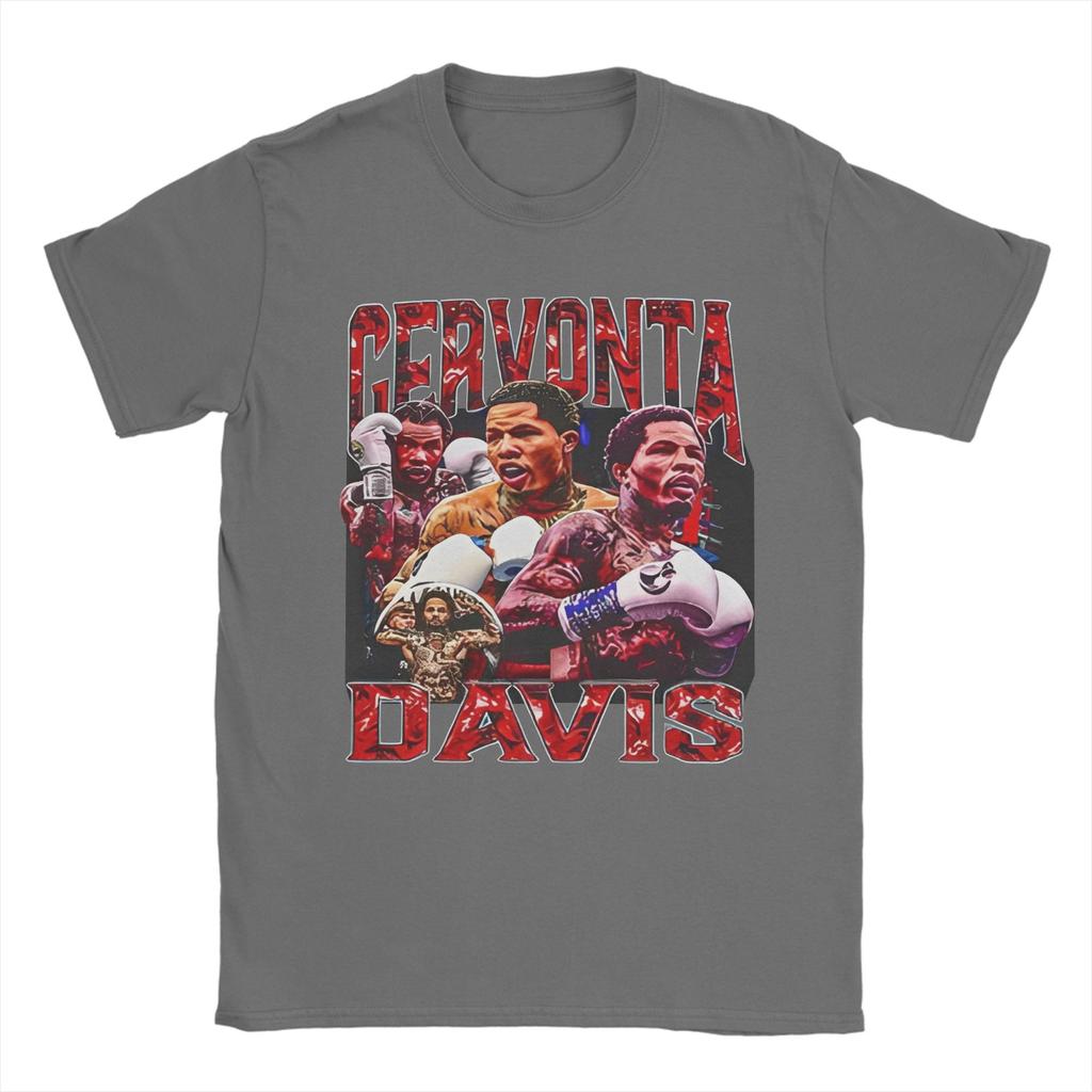 Unisexs Tank Gervonta Davis T Shirt 100 Cotton Clothes Novelty Short Sleeve Crew Neck Tee Shirt Party TShirts