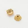 20 stuks/partij 14K 18K 7mm Gouden Kleur Plated Bloemvorm Kwastje Spacer Kralen Doppen Armband Losse Kralen Doppen Voor Doe-het-zelf Sieraden Benodigdheden