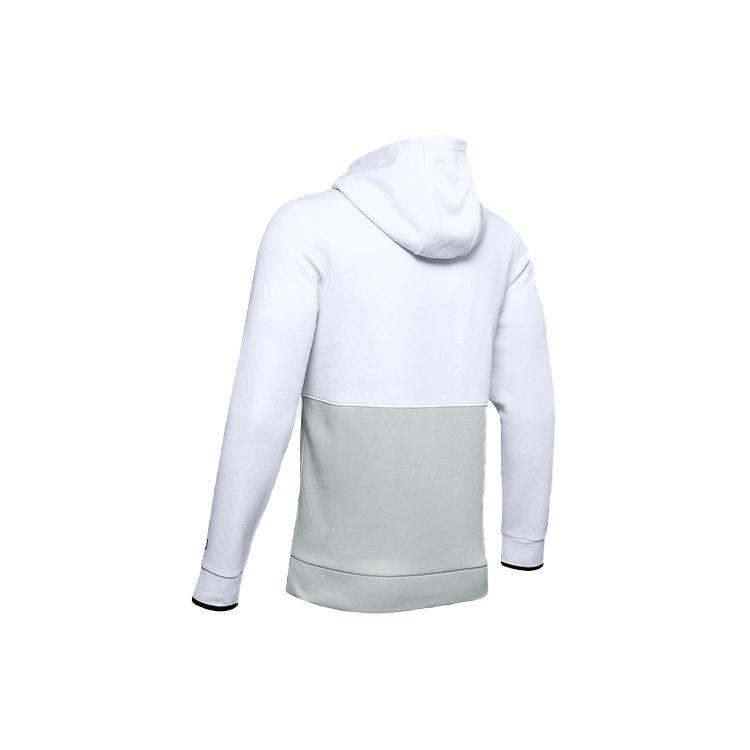 Under Armour Recovery Training Sports Hoodie Men Tops White 1344145-100