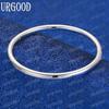 925 Sterling Silver 4mm Circle Bangle Fashion Jewelry
