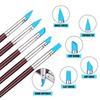 Silicone Brush 10-piece Set Pens Clay Tools Sculpting Nail Resin Coloring Paint Brushes Modeling Shaping Crafts Pottery Statues Sculpture Carving DIY