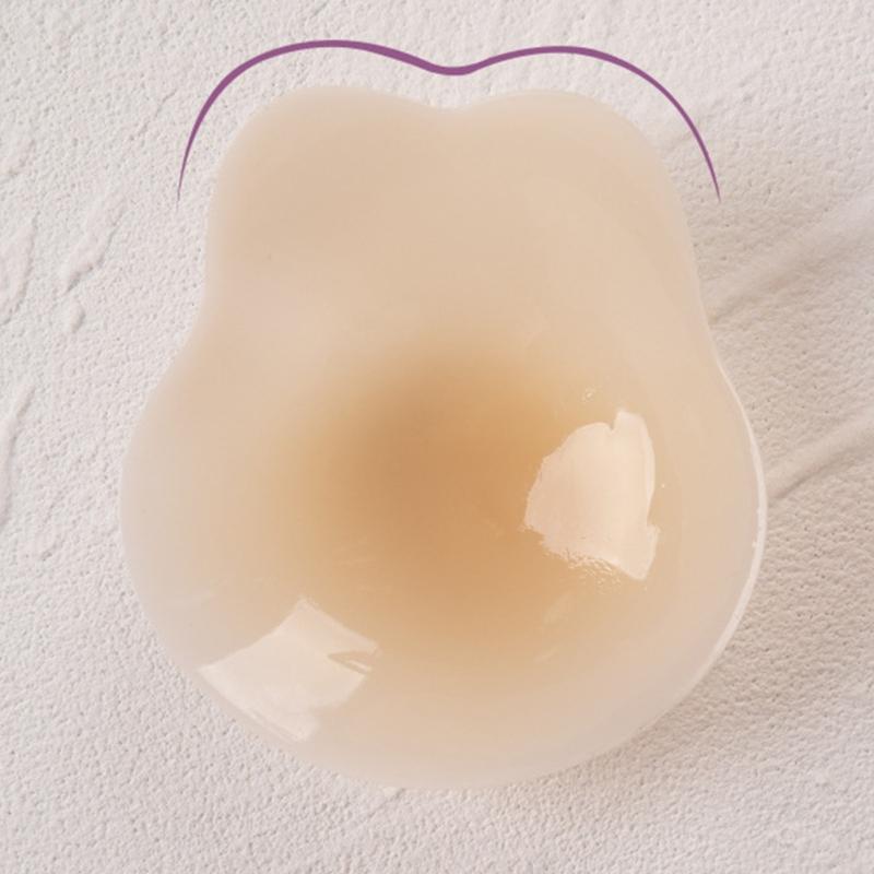 Women Rabbit Ears Breast Lift Sticky Nipple Covers Adhesive Strapless Backless Bras Reusable Ultra-Thin Silicone Pasties