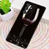 Red Wine Glass TPU Phone Case For Samsung Galaxy note 10 pro S26 S25 S24 S23 S22 Ultra Plus S21 FE S20 Shockproof Cover