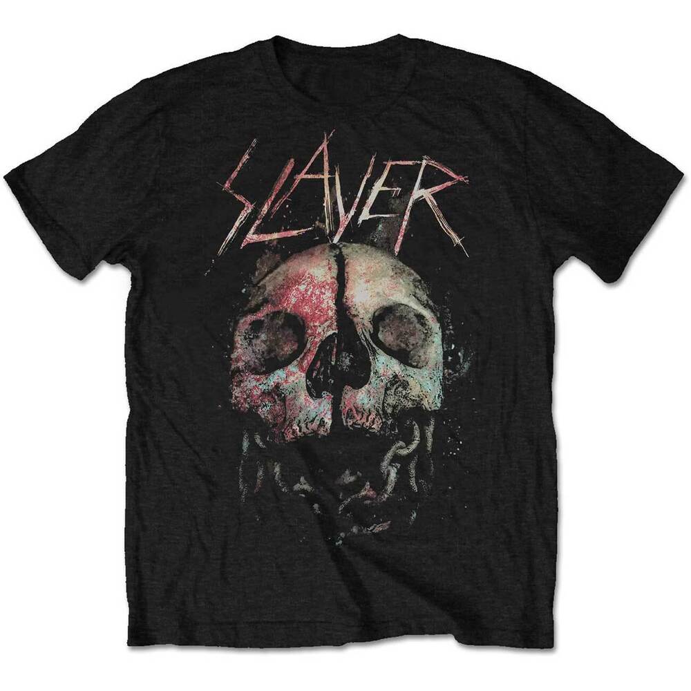 Slayer Cleaved Skull Unisex Tshirt New SpringSummer Arrivals Regular Fit Casual UnisexWomen S