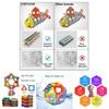 Magnetic Building Blocks Construction Set With Vibrant Multicolor Pieces For Creative Kids And Relaxing Adults