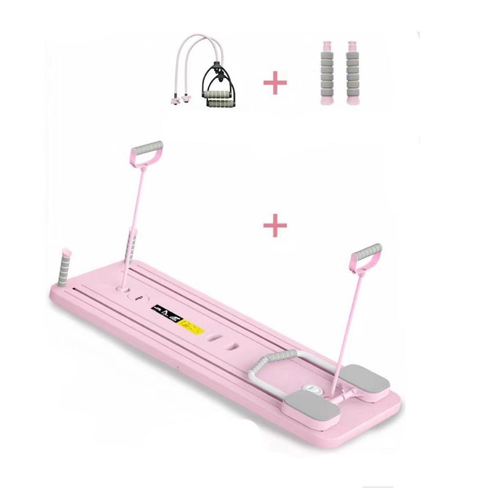 Foldable Push-up Automatic Rebound Board with Tension Rope Ab Exercise Board  Gym