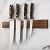 BHBL Wooden Strip Magnetic Knife Holder Wall Mount for Metal Knives Wood Block Magnet Knives Rack Kitchen Tool