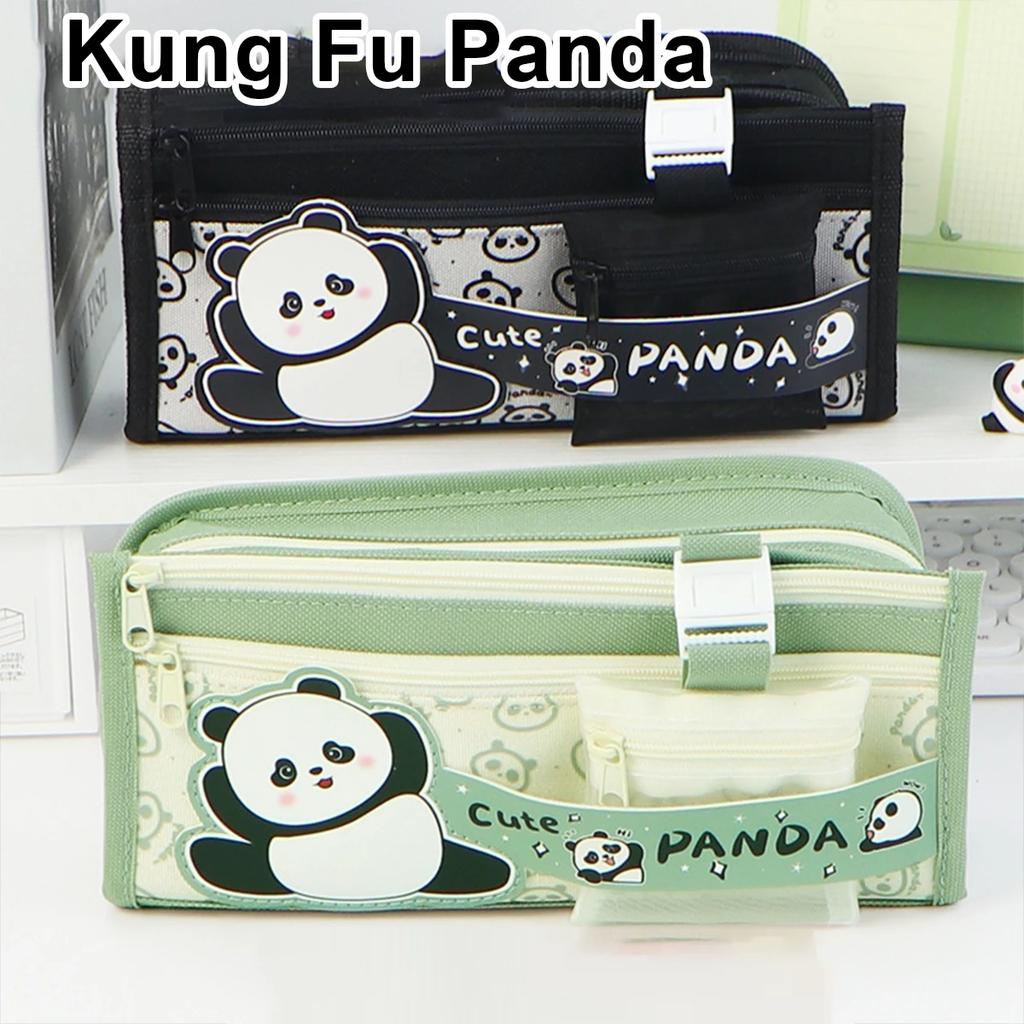 Cute Panda Pencil Case Estuches Escolares Pencil Bags Piornik School Supplies Large Capacity Trousse Pencil Pouch
