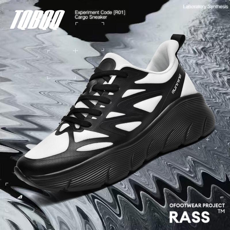 Women's Air Cushion Running Shoes with Shock Absorption Breathable Men's Lightweight Gym Sports Sneakers for Marathon Training