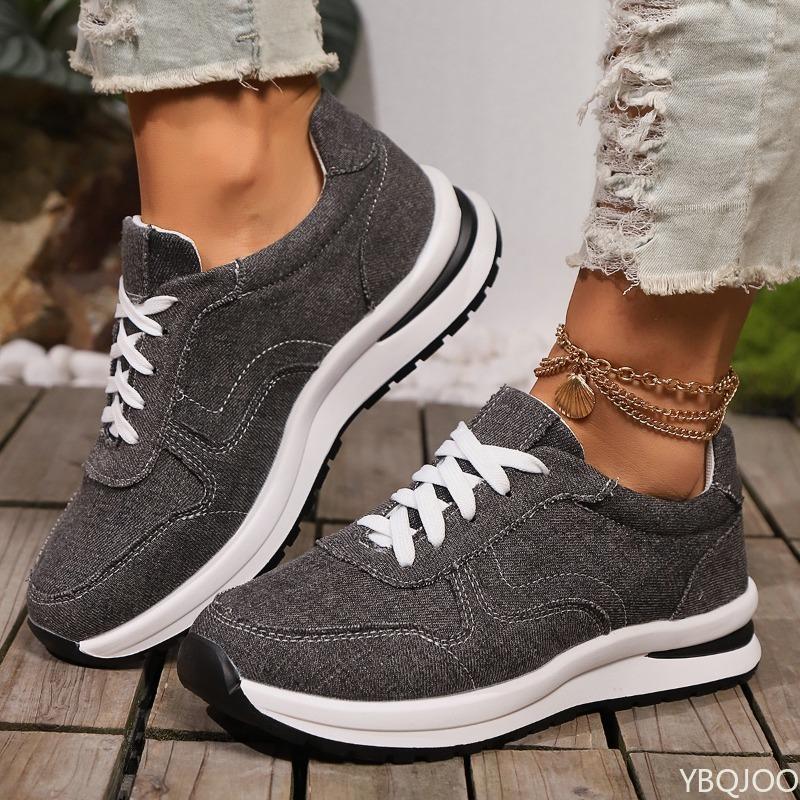 Women's Spring Summer New Round Head Flat Bottom Front Strap Casual Single Shoes Sports Anti Slip Wear Resistant  Women's Shoes