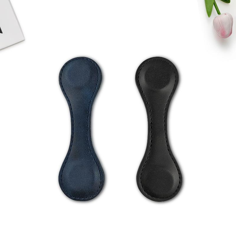 Magnetic  Leather Bookmark Crazy Horse Leather Bookmark Powerful Magnetic Retro Design Bookmark Ins