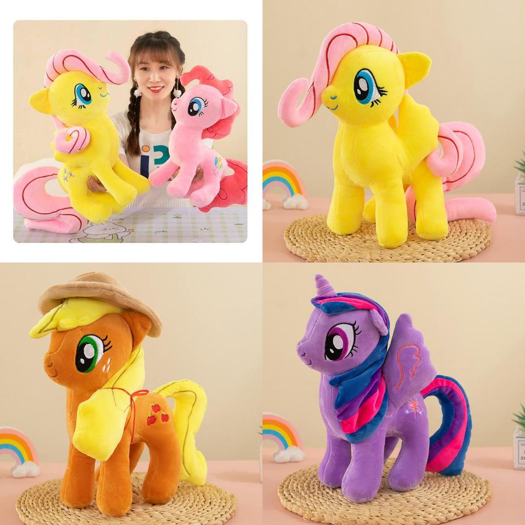 Peluche Cavallino Bambola Cuscino Morbido Peluche Giocattolo Perfetto Per Regalo di Compleanno per Bambine