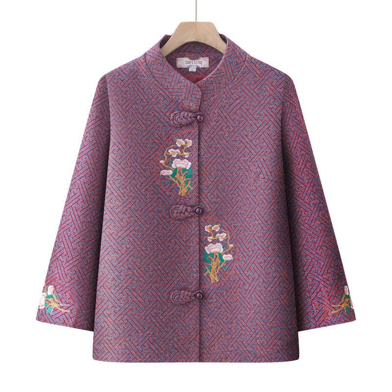 Moou Women's Autumn New Chinese Style Embroidered Jacket