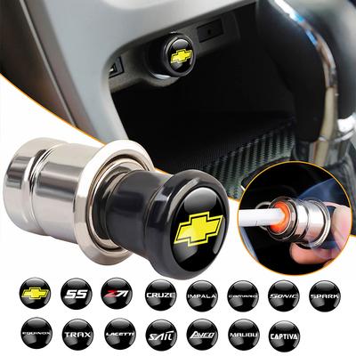12V Metal Car Windproof Portable Flameless Cigarette Lighter For Cruze Lacetti Captiva SS Z71 Equinox Trax Impala Sail