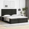 Maison Exclusive - Cadre de lit ottoman avec matelas noir 200x200 cm similicuir