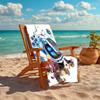 1Pc Robots Aliens Adventure Beach Towel, Quick Dry, Multi-Use for Beach Pool Gym Yoga Home Travel, Christmas, Halloween, Xmas Gift M928303