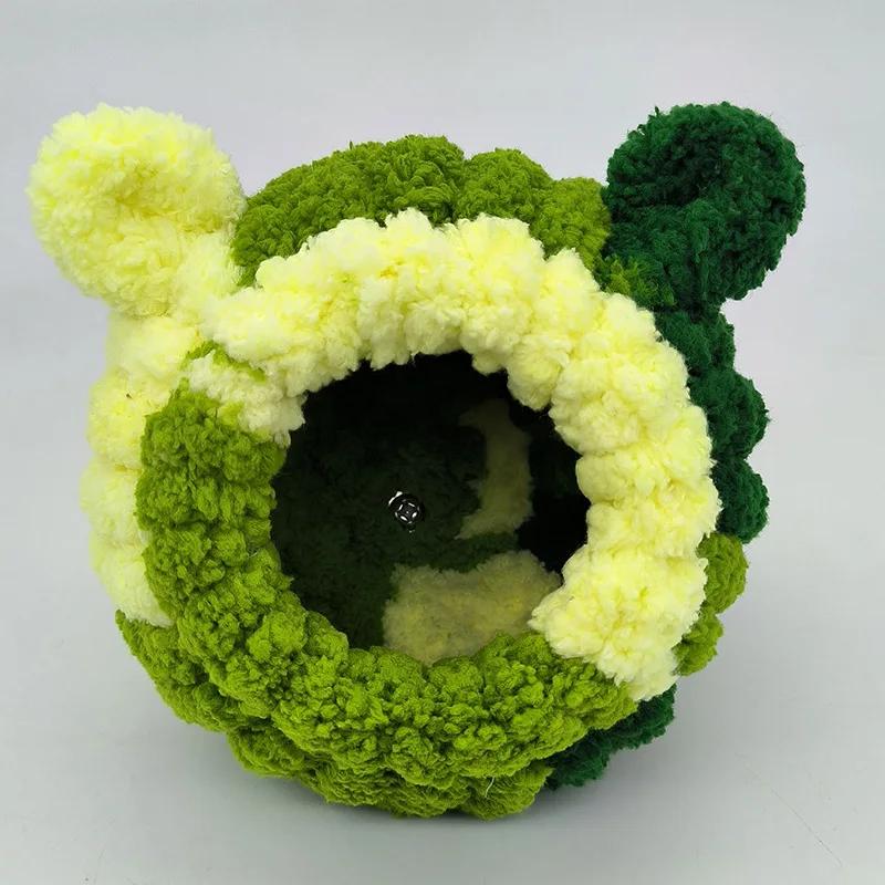 

1 Pcs Warm Bird Nest Winter House Hanging Hammock Cage Accessories Plush Hideaway for Parrot Hummingbird Decoration Bird Cages