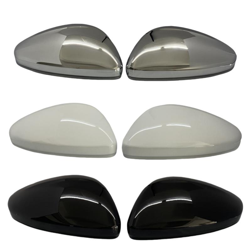 For Vauxha Opel Corsa F     -2025 Car Side  Wing Rearview Mirror Cover Replacement Mirror Caps Glossy Black