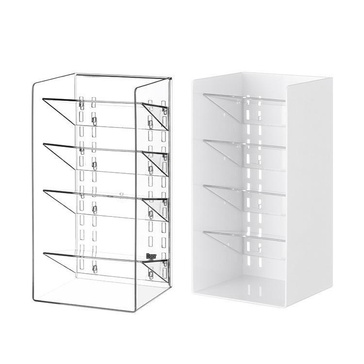 Clear Mirror Cabinet: Compact Storage for Makeup & Lipstick