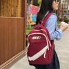 Student School Bag Women Large Capacity Contrast Color Backpack