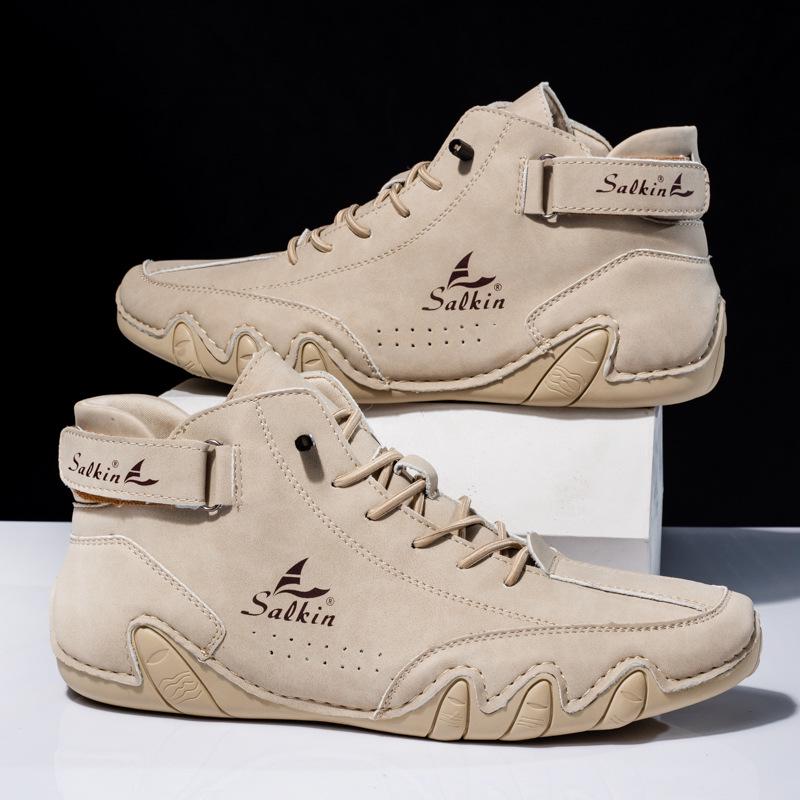 2023 Octopus Men's High-Top Martin Boots - Casual Spring/Summer Style
