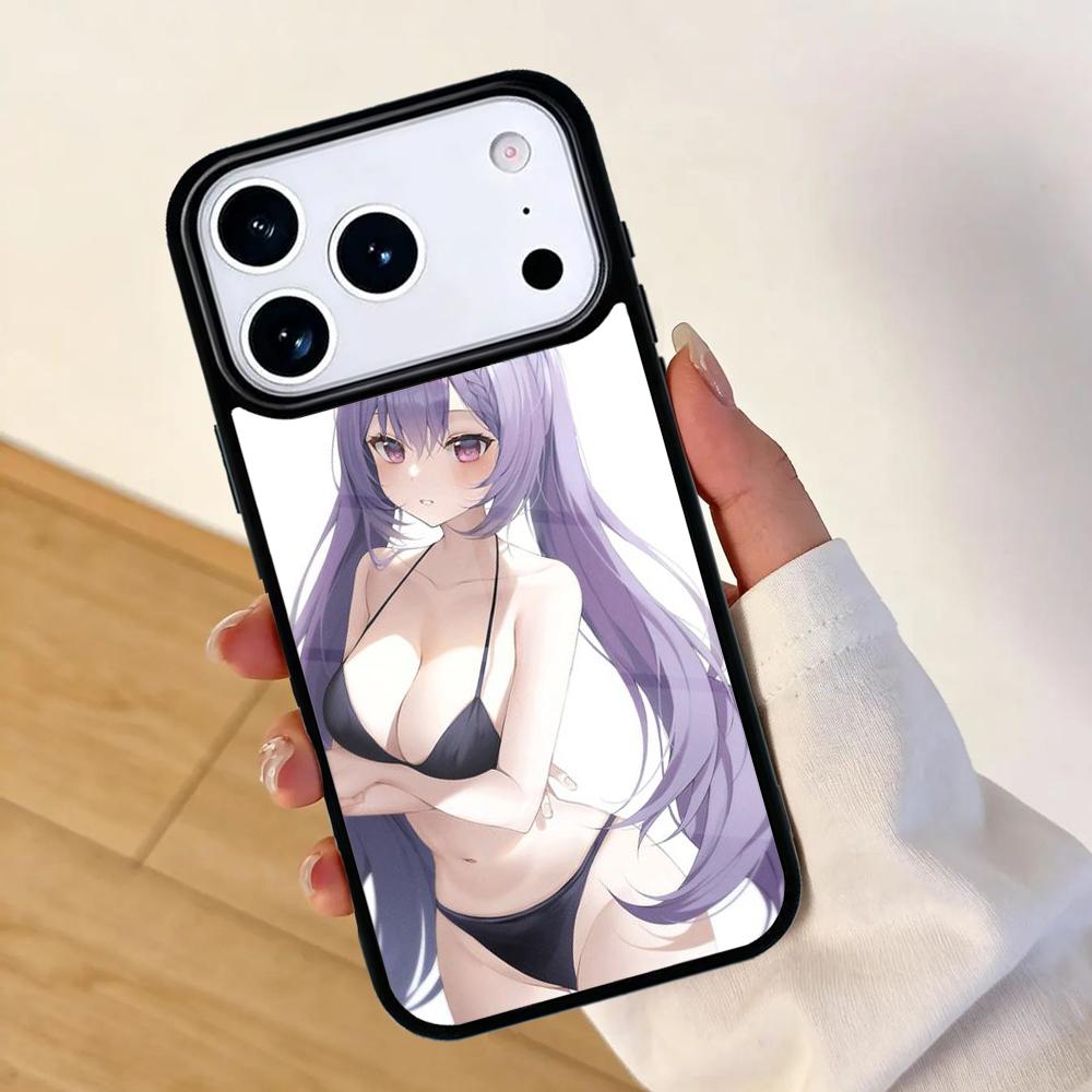 Anime Summer Bikini Girls Mobile Phone Case for IPhone 17 AIR 16pro Max 15 14 13 12 11 Bumper Cover