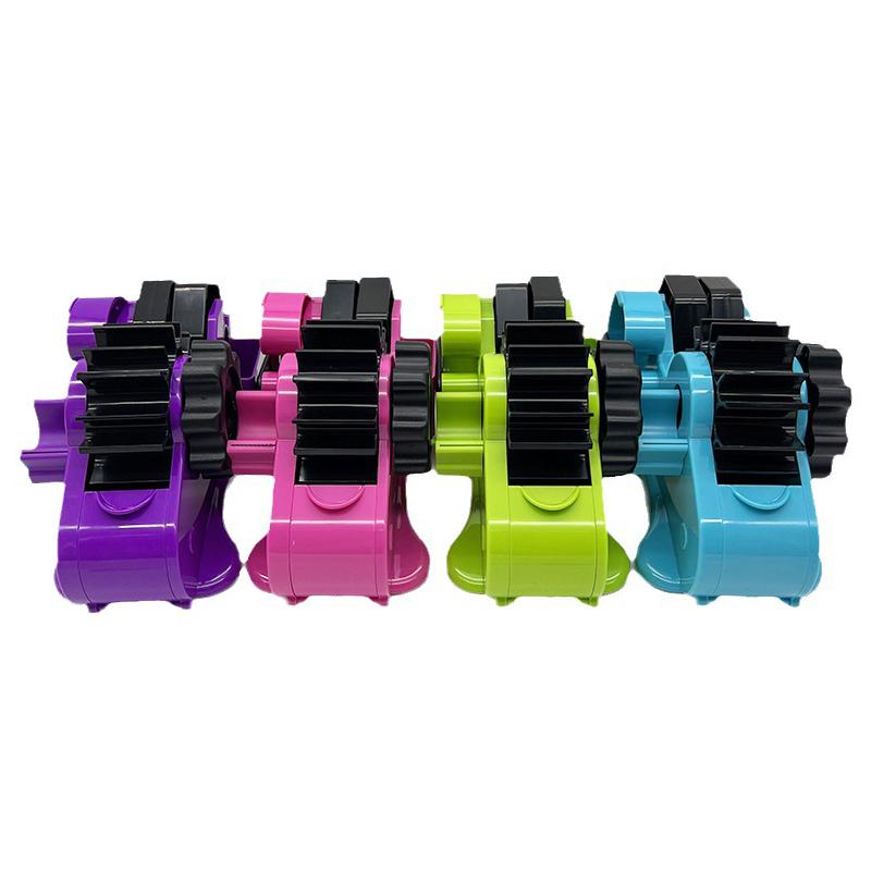 Semi-Automatic Tape Dispenser Multi-Roll Cutting Reusable Thermal Tape Dispenser With Compartment For Thermal Transfer Tape