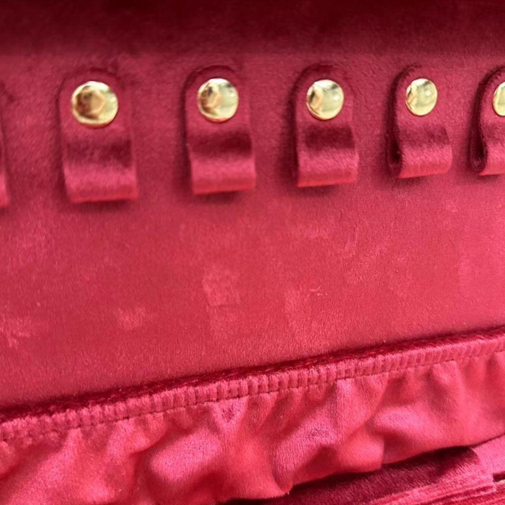 Bracelet Earrings Velvet Jewelry Holder Rings Necklace Jewelry Storage Case  Travel