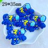 10pcs New Cute Cartoon Little Dinosaur Series PVC Flexible Glue Flat Back DIY Scrapbook Embellishment Phone Craft Decoration