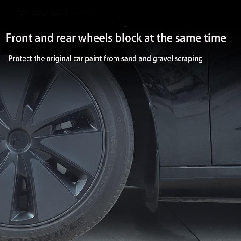 Mud Flaps for Tesla Model 3 Highland 2026 Mudguard Official Original Front Rear Wheel Fenders Splash Guards Model3 Accessories