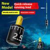 5Pcs Fishing Weights Kit Water Drop Sink Adjustable Proportional Fishing Alert Compact Weight Cylindrical Scale Fishing Tackle