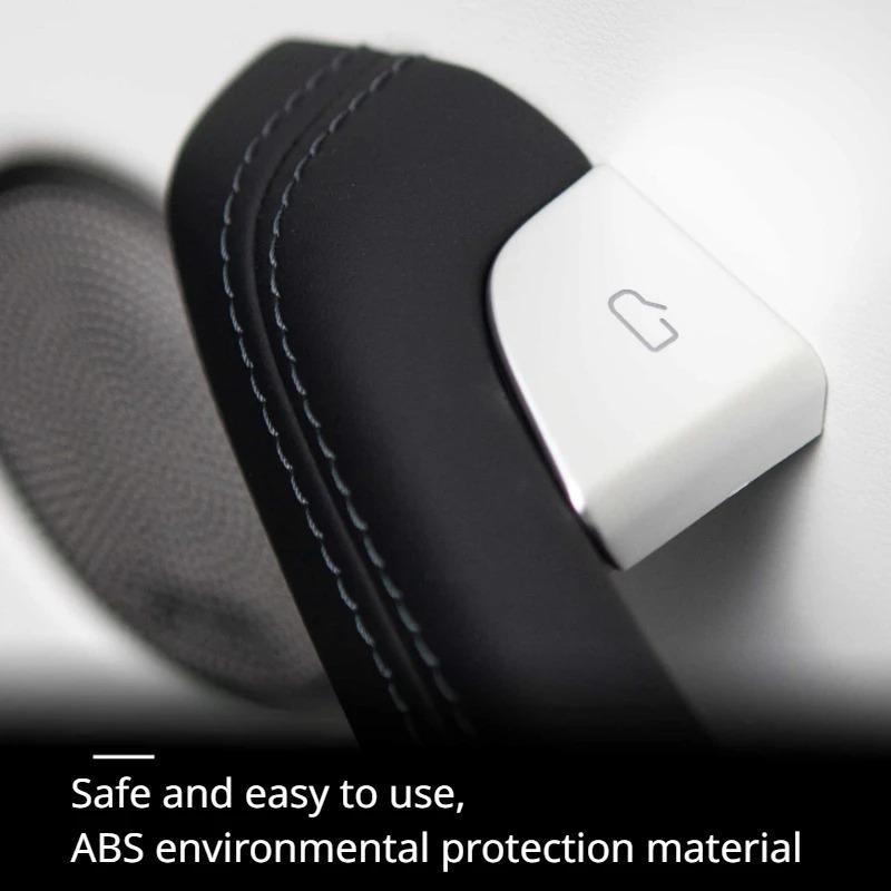 For Tesla Model Y Juniper Model 3 Highland Door Key Protection Patch Silver Car Accessories Door Opening Button Protect Cover