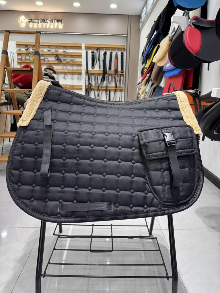Thickened Anti-Wear All-Purpose Saddle Pad with Sweat and Shock Absorption